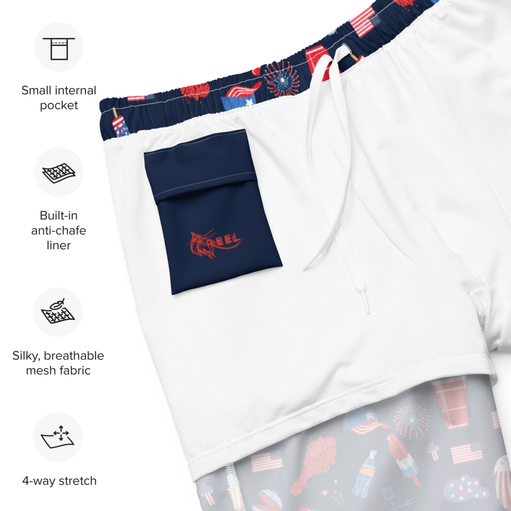 Reel Republic Shorts (Navy Blue) - All-Terrain Shorts